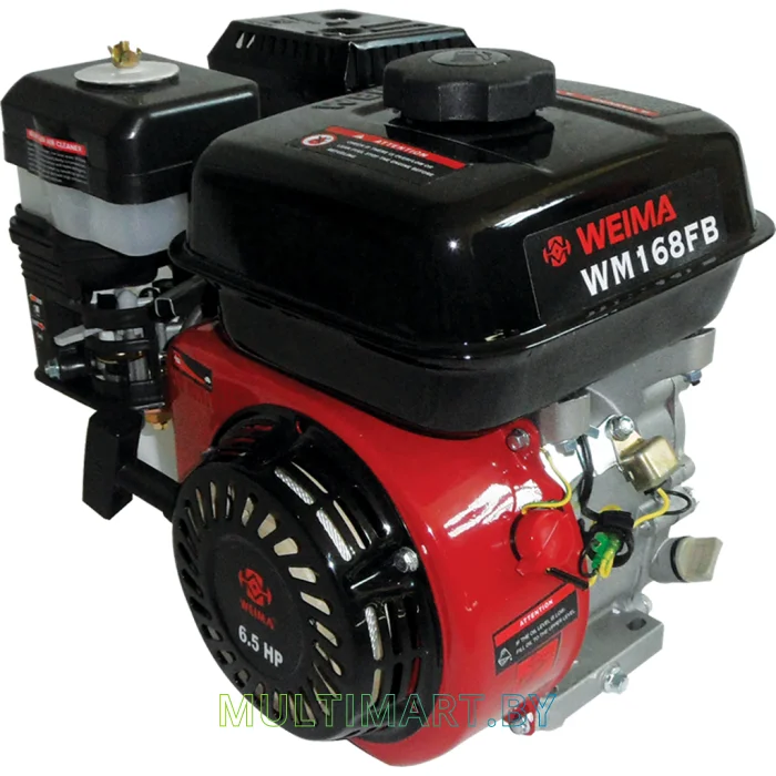 Бензиновый двигатель Weima WM 168 FB (S shaft)